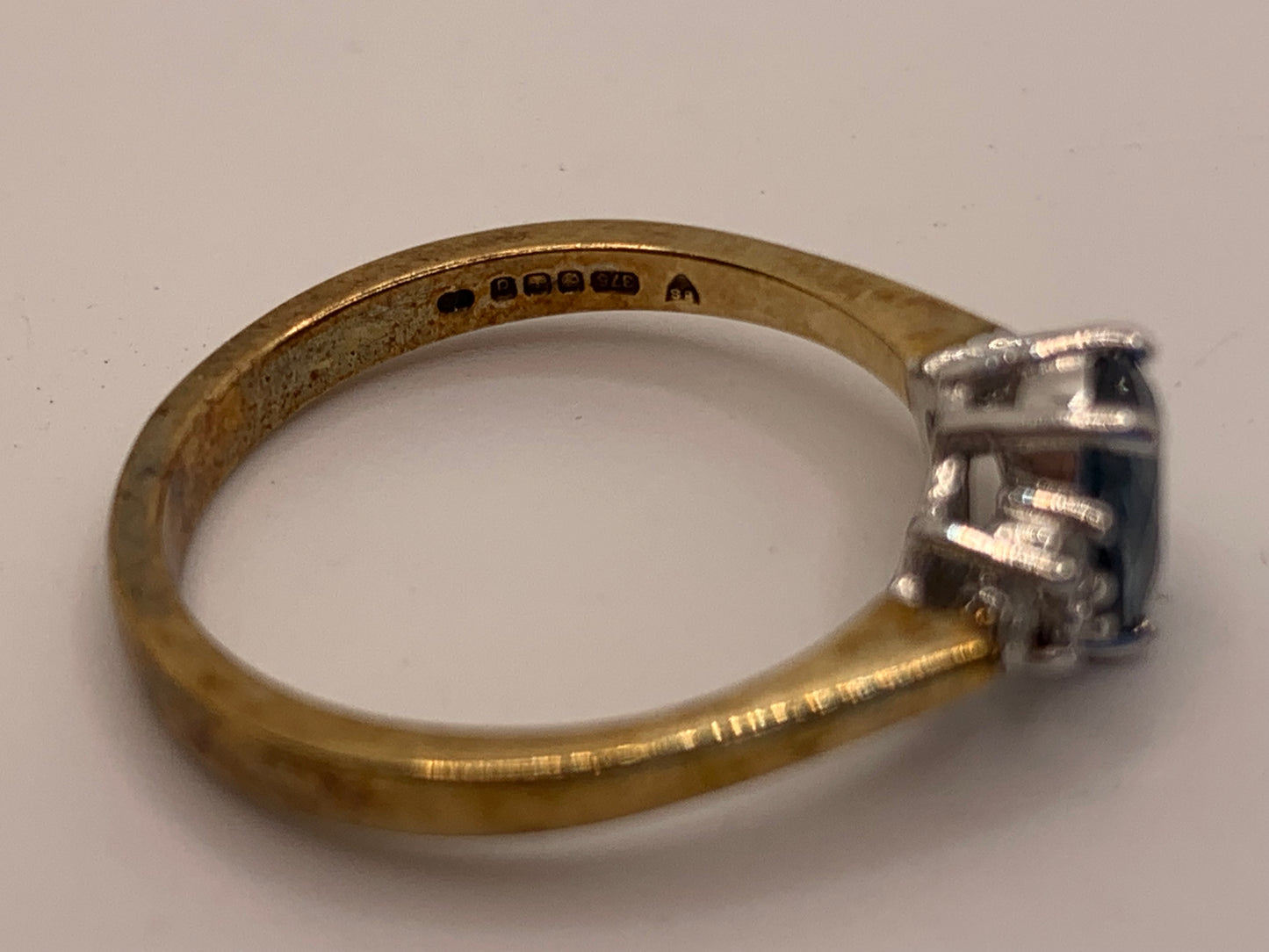 Sapphire & Diamond Cluster Ring