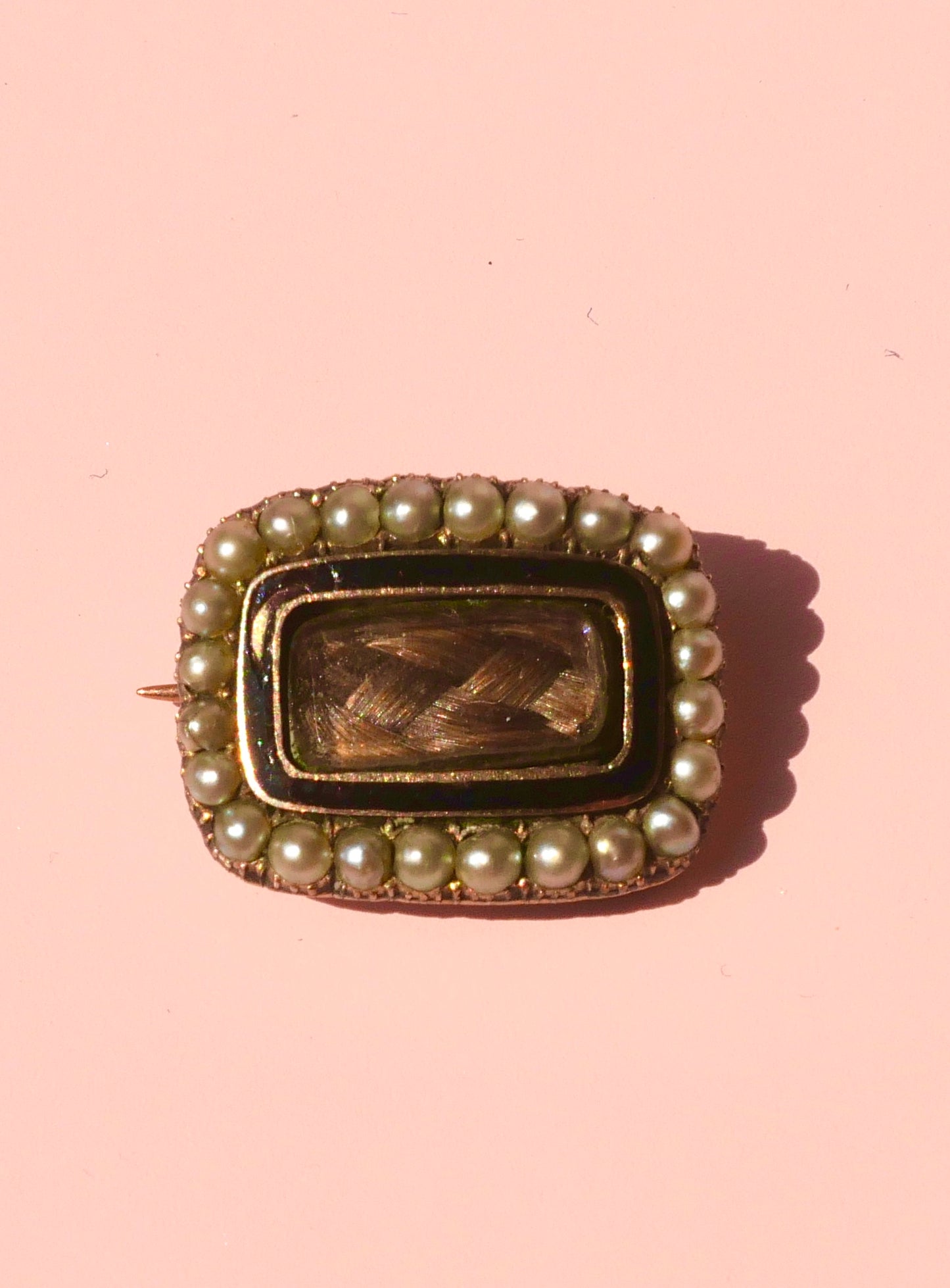 18th Century Memorial Brooch