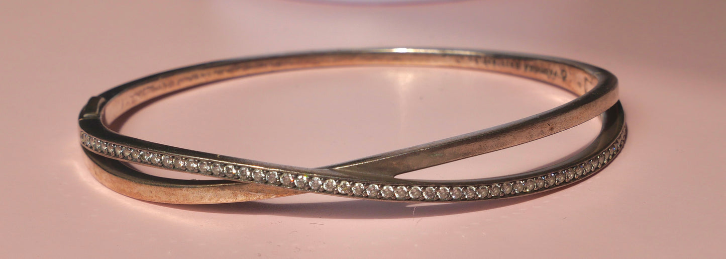 Pandora Silver Bangle