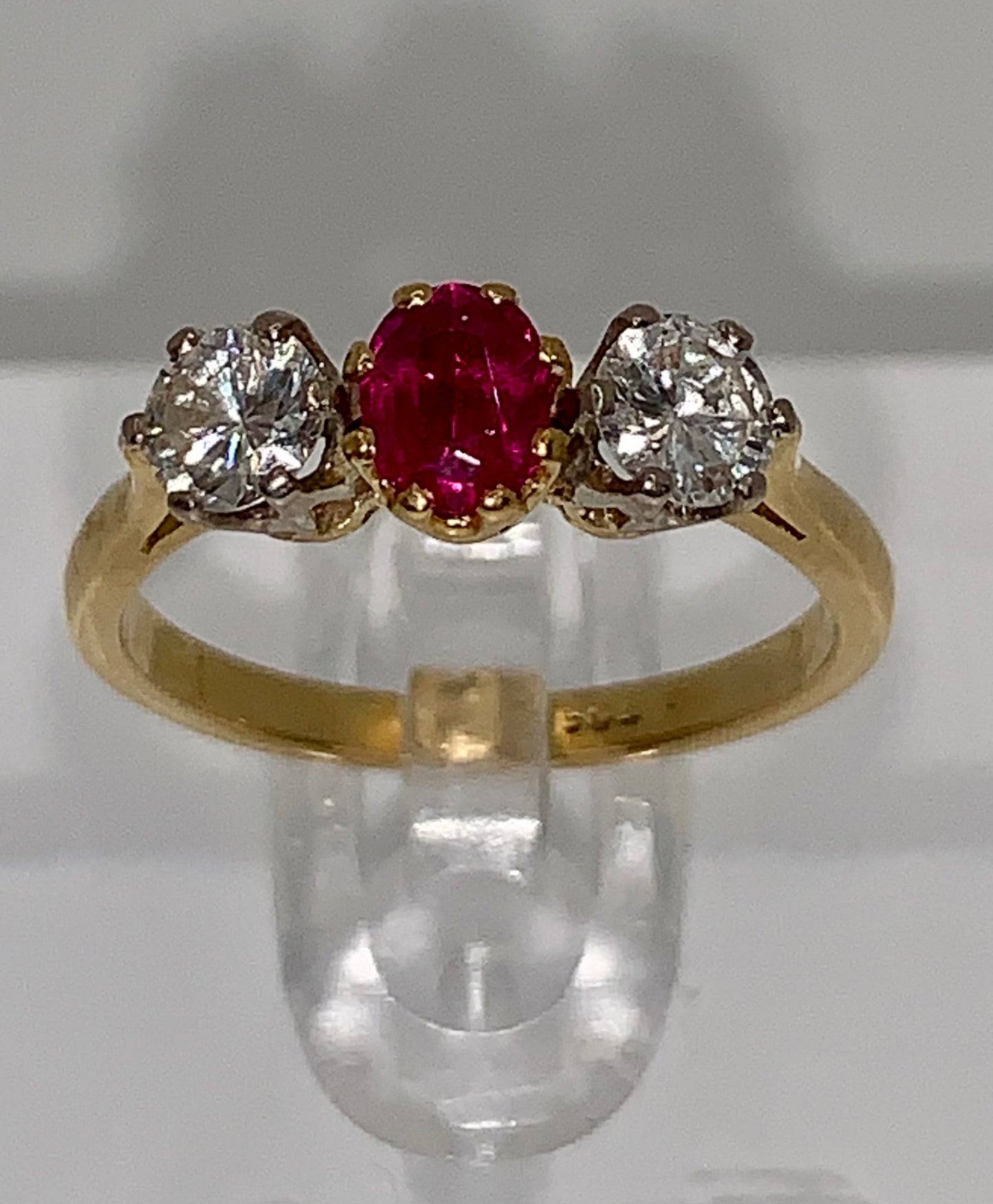 Edwardian Ruby & Diamond Ring