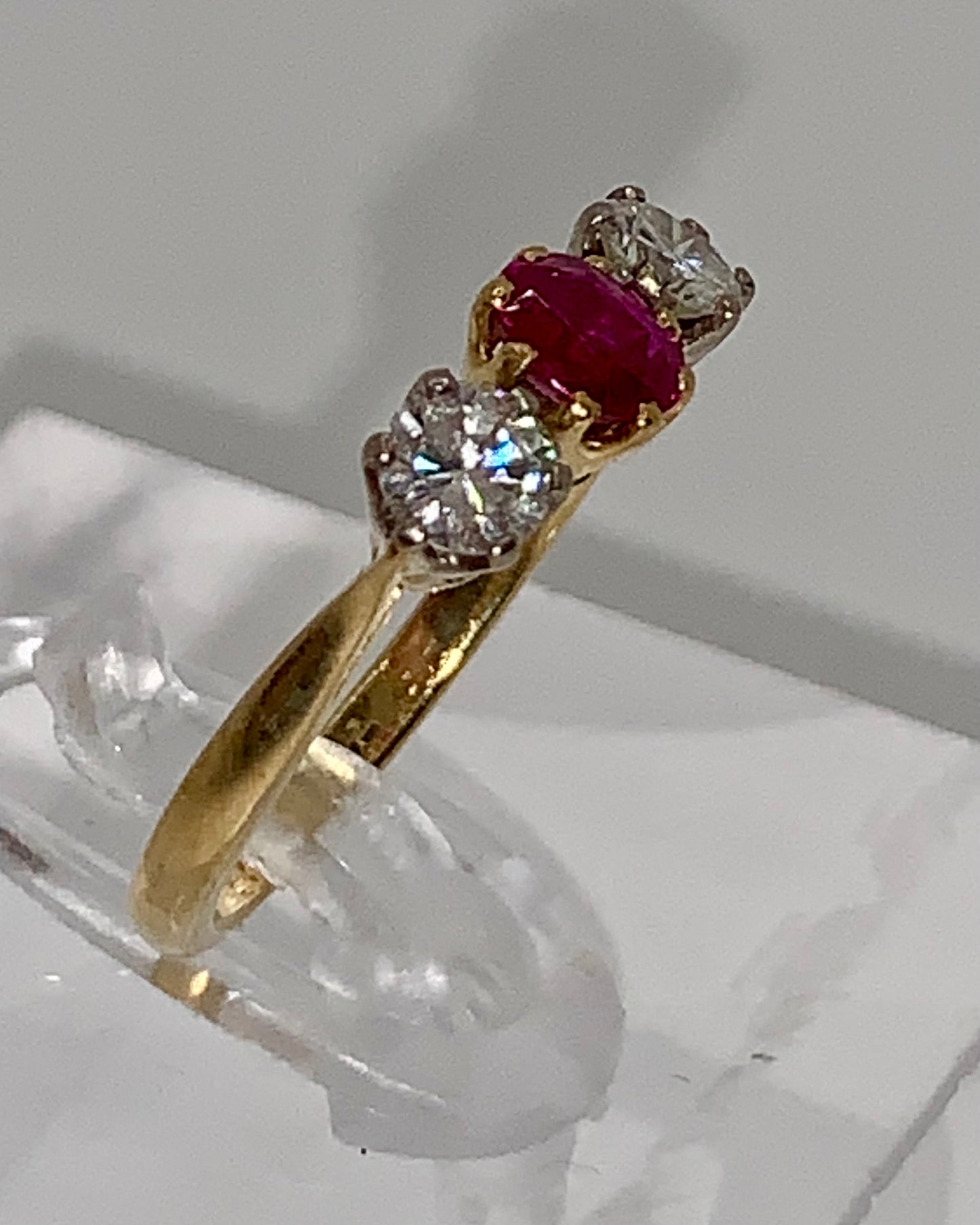 Edwardian Ruby & Diamond Ring