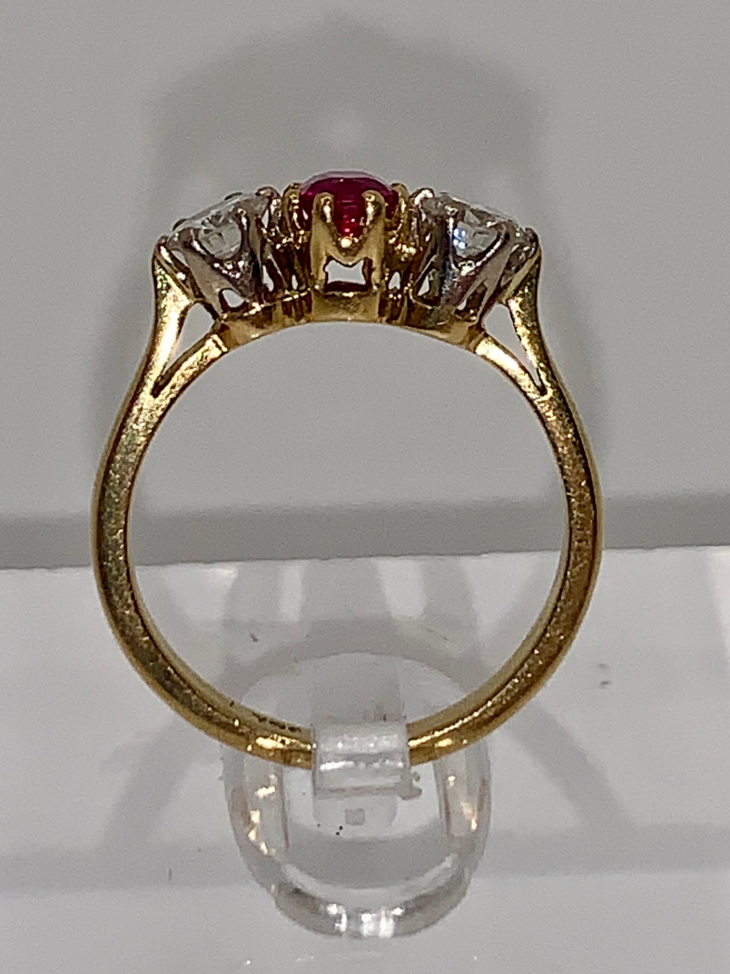 Edwardian Ruby & Diamond Ring