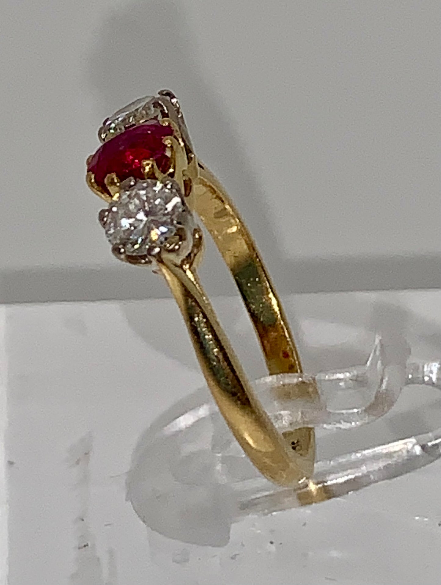 Edwardian Ruby & Diamond Ring