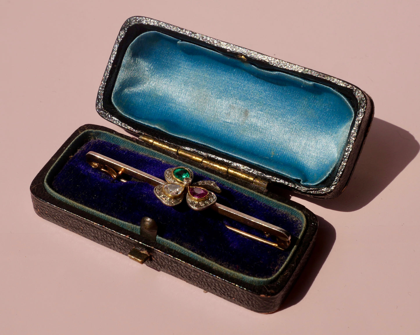 Victorian Clover Brooch
