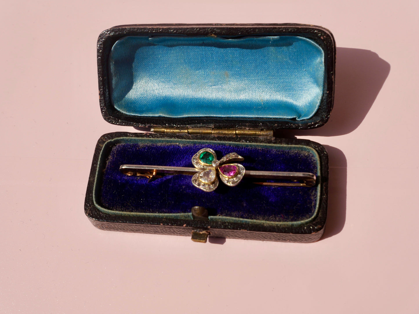 Victorian Clover Brooch