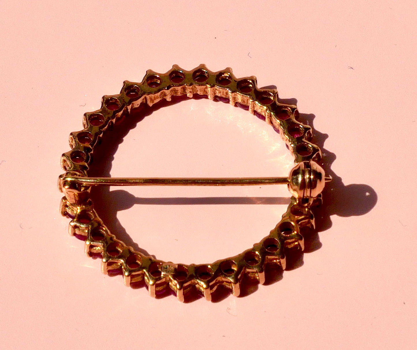 Ruby Brooch